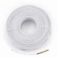 Cableexpert Beige Cavo telefonico piatto, filo intrecciato, 100 metri