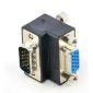15 Adattatore per cambio genere HD VGA, angolo di 90°, femmina-maschio