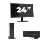 Atrust t176L USFF - Intel Atom x5-E8000 - 8GB RAM - 256GB SSD - Windows 11 + 1x 24 pollici Monitor