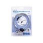 LogiLink Cavo di sicurezza per PC/Notebook con 2 chiavi, lunghezza 1,5 m, argento