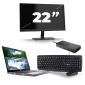 Dell Latitude 5410 - Intel Core i5-10a generazione - 14 pollici - 8 GB di RAM - SSD da 256 GB - Windows 11 + 1x monitor da 22 pollici
