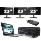 Dell Latitude 5410 - Intel Core i5-10a generazione - 14 pollici - 8 GB di RAM - SSD da 256 GB - Windows 11 + 3 monitor da 23 pollici