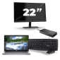 Dell Latitude 5411 - Intel Core i5-10a generazione - 14 pollici - 8 GB di RAM - SSD da 256 GB - Windows 11 + 1x monitor da 22 pollici