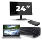 Dell Latitude 5411 - Intel Core i5-10a generazione - 14 pollici - 8 GB di RAM - SSD da 256 GB - Windows 11 + 1x monitor da 24 pollici