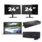 Dell Latitude 5420 - Intel Core i3 11ª generazione - 14 pollici - 16GB RAM - 256GB SSD - Windows 11 Home + 2x Monitor da 24 pollici
