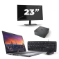Dell Precision 3550 - Intel Core i7-10a generazione - 15 pollici - 8 GB di RAM - SSD da 256 GB - Windows 11 + 1x monitor da 23 pollici