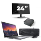 Dell Precision 3550 - Intel Core i7-10a generazione - 15 pollici - 8 GB di RAM - SSD da 256 GB - Windows 11 + 1x monitor da 24 pollici