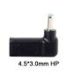 Spina adattatore per femmina Tutti i marchi tranne Dell Type-C TYPEC USB-C/maschio HP 4,5*3,0 mm Pin centrale