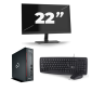 Fujitsu Esprimo Q556/2 USFF - Intel Core i5-7a generazione - 8GB RAM - 256GB SSD - Windows 11 + 1x Monitor 22 pollici