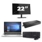 HP EliteBook 830 G7 - Intel Core i7-10a generazione - 13 pollici - 8 GB di RAM - 256 GB SSD - Windows 11 + 1 monitor da 22 pollici