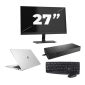 HP EliteBook 830 G7 - Intel Core i7 10ª generazione - 13 pollici - 16GB RAM - 256GB SSD - Windows 11 Home + 1x Monitor da 27 pollici