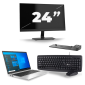HP EliteBook 840 G8 - Intel Core i7 11ª generazione - 14 pollici - 16GB RAM - 256GB SSD - Windows 11 + 1x Monitor da 24 pollici