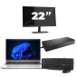 HP ProBook 440 G9 - Intel Core i3 12ª generazione - 14 pollici - 16GB RAM - 256GB SSD - Windows 11 + 1x Monitor da 22 pollici