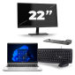 HP ProBook 640 G8 - Intel Core i5 11ª generazione - 14 pollici - 16GB RAM - 256GB SSD - Windows 11 + 1x Monitor da 22 pollici