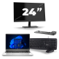 HP ProBook 640 G8 - Intel Core i5 11ª generazione - 14 pollici - 16GB RAM - 256GB SSD - Windows 11 + 1x Monitor da 24 pollici