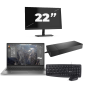 HP ZBook Firefly 15 G7 - Intel Core i7-10a generazione - 15 pollici - 8 GB di RAM - 256 GB SSD - Windows 11 + 1 monitor da 22 pollici