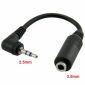 Cavo convertitore jack stereo da 2,5 mm a 3,5 mm, 15 cm (M/F)