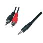 Cablexper Jack da 3,5 mm a RCA stereo, 5,0 m