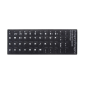 Adesivi per tastiera del notebook Portogallo Nero-Bianco
