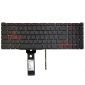 Tastiera per notebook Acer Nitro AN515-54 AN517-51 con retroilluminazione rossa