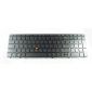 Tastiera per notebook per HP EliteBook 8560W 8570W con cornice nera pointstick