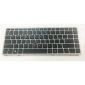 Tastiera per notebook HP EliteBook 840 G1 G2 850 G1 G2 con cornice pointstick retroilluminata argento