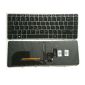 Tastiera per notebook per HP EliteBook 745 G3 G4 840 G3 G4 con cornice retroilluminata pointstick argento
