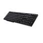 Tastiera cablata USB 104 tasti, layout AZERTY, nera, K-602