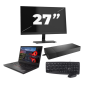 Lenovo ThinkPad A485 - AMD Ryzen 5 2500U - 14 pollici - 16GB RAM - 256GB SSD - Windows 11 Home + 1x 27 pollici Monitor