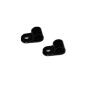 2 clip per cavi di tipo R con foro di montaggio per cavi 22 AWG max.16 pezzi
