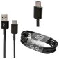 Cavo dati USB caricabatterie rapido originale Samsung EP-DW700CBE nero TYP-C 150CM 5A