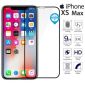Proteggi schermo in vetro temperato 3D per iPhone XS Max 9h - Nero