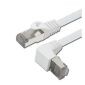 Cavo patch UTP dritto ad angolo retto CAT5e, 150 cm, bianco