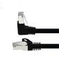 Cavo patch UTP dritto ad angolo retto CAT5e, 500 cm, nero