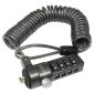 Lucchetto con combinazione LogiLink per PC/notebook (cavo a spirale), lunghezza 1,8 m, nero