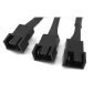 Cavo prolunga PWM da 4 pin a 1 * 4 pin e 2 * 3 pin Cavo sdoppiatore a Y da 4 pin a 3 vie 27 cm