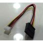 Cavo di alimentazione floppy FDD femmina a 4 pin a SATA femmina a 15 pin, 20 cm