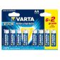Batteria alcalina VARTA High Energy, AA/LR6, 1,5 V, 6+2 Gratis!