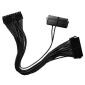 Cavo adattatore di alimentazione doppio PSU, 18 AWG, 30 cm