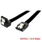 Cavo SATA 3, 6Gbps, 45cm, con connettore a 90°