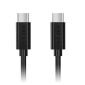 Cavo di ricarica/sincronizzazione dati USB 2.0 USB-C M/M, nero, supporto uscita 200 cm QC3.0 e 3A