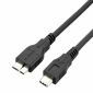 Cavo da USB-C a Micro USB 3.0 Tipo B (Micro BM/CM) Nero, 200 CM