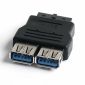 Pinheader USB 3.0 a 2x USB A