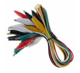 Puntali per test con clip a coccodrillo 5 pezzi * 40 cm