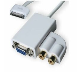 Connettore dock Apple iPad a cavo VGA + audio