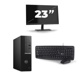 Dell OptiPlex 7080 USFF - Intel Core i5-10a generazione - 8 GB di RAM - SSD da 256 GB - Windows 11 + 1 monitor da 23 pollici