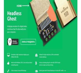 Spina fittizia HDMI EDID DDC, risoluzione fino a 4K (4K richiede supporto HDMI 2.0)