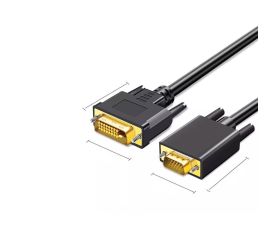 Cavo DVI-I (24+5) Dual Link maschio a VGA maschio M/M, 1,5 m