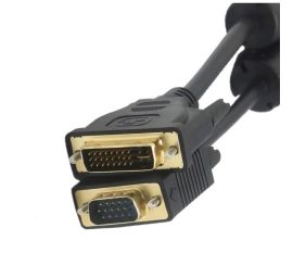 Cavo DVI-I (24+5) Dual Link maschio a VGA maschio M/M, 3 m