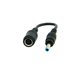 spina adattatore per HP femmina 7,4x5,0 mm/ HP maschio 4,5x3,0 mm con perno centrale